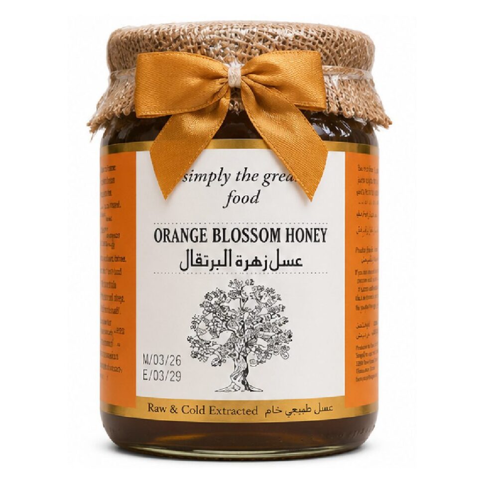 SIMPLE THE GREAT FOOD ORANGE BLOSSOM HONEY (400 G)