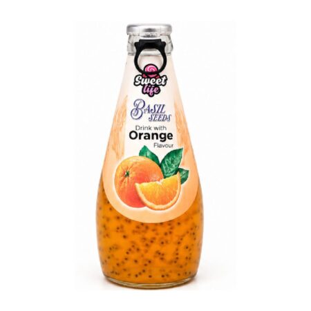 SWEET LIFE BASIL SEED DRINK ORANGE FLAVOR (290ml)