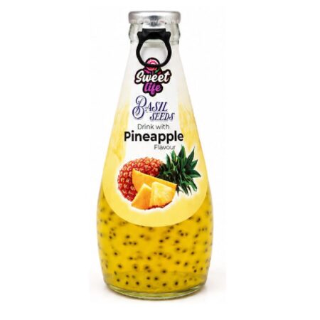 SWEET LIFE BASIL SEED DRINK PINEAPPLE FLAVOR (290ml)