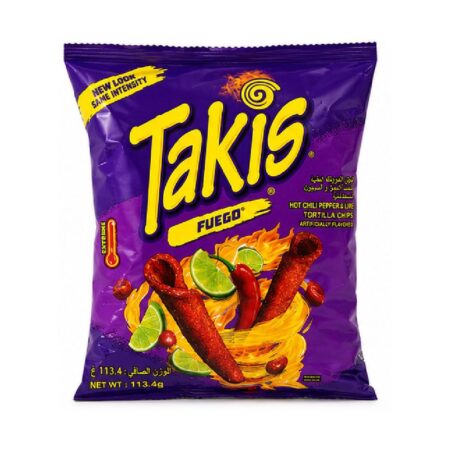 TAKIS FUEGO FLAVOURED TORTILLA CHIPS (113.4 G)
