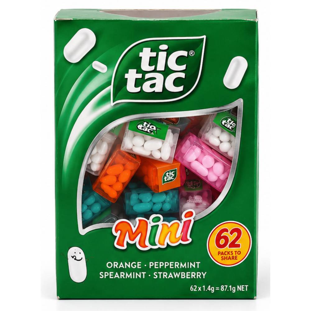 Tic Tac Mini Share Pack 62 small boxes
