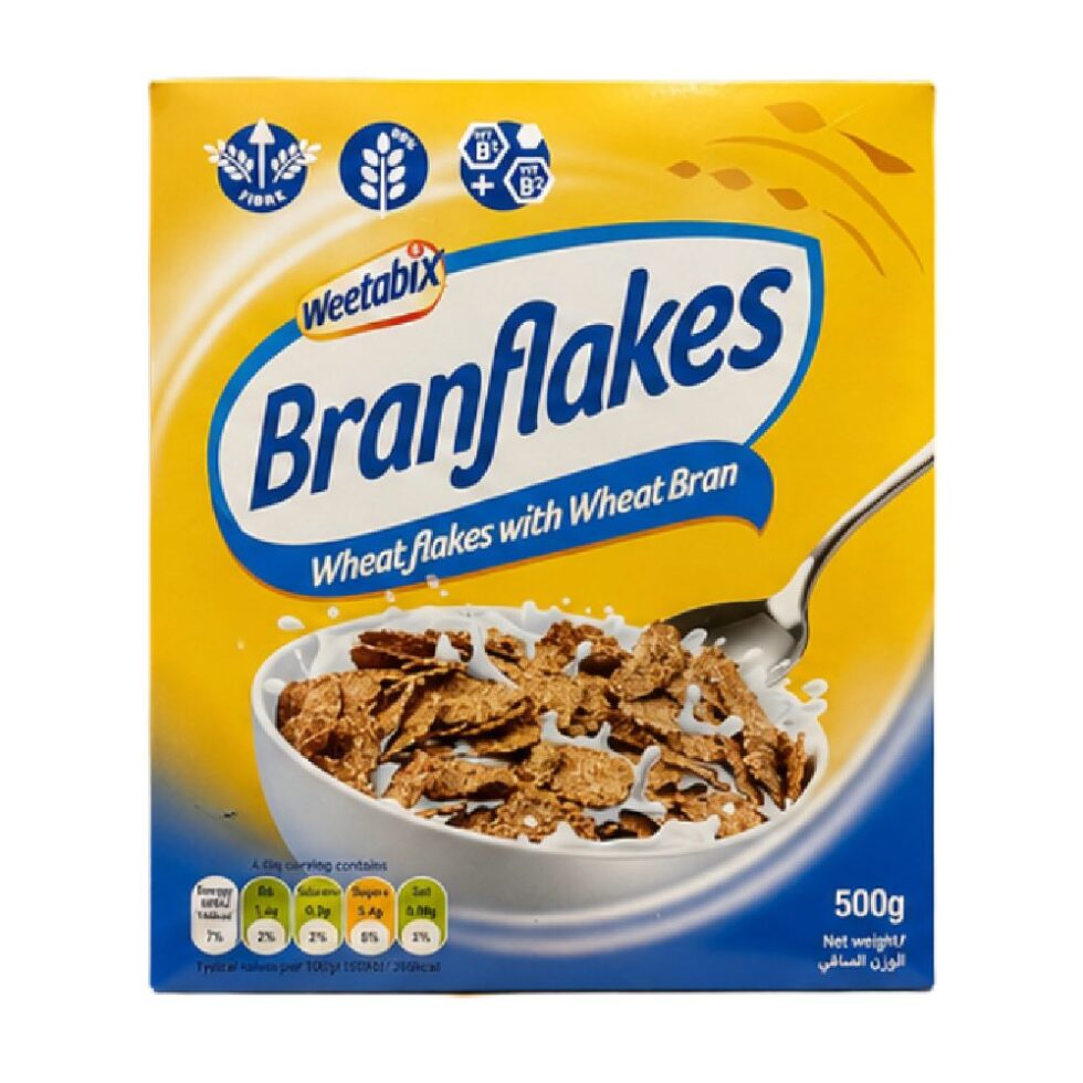 WEETABIX BRANFLAKES WHEAT FLAKES WITH WHEAT BRAN (500 G)