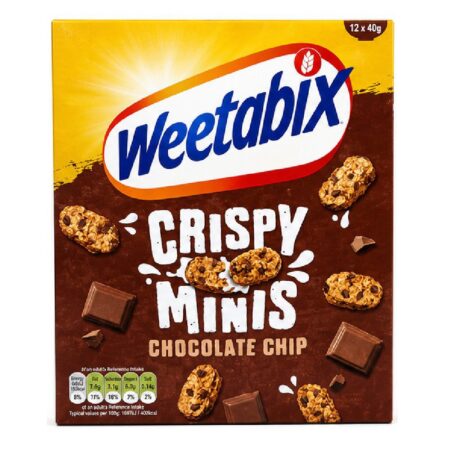 WEETABIX CRISPY MINIS CHOCOLATE CHIP CEREIAL (500 G)