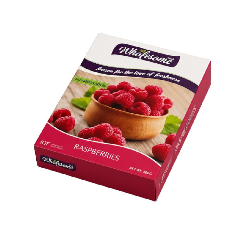 WHOLESOME FOODS FROZEN RASPBERRIES (300 G)