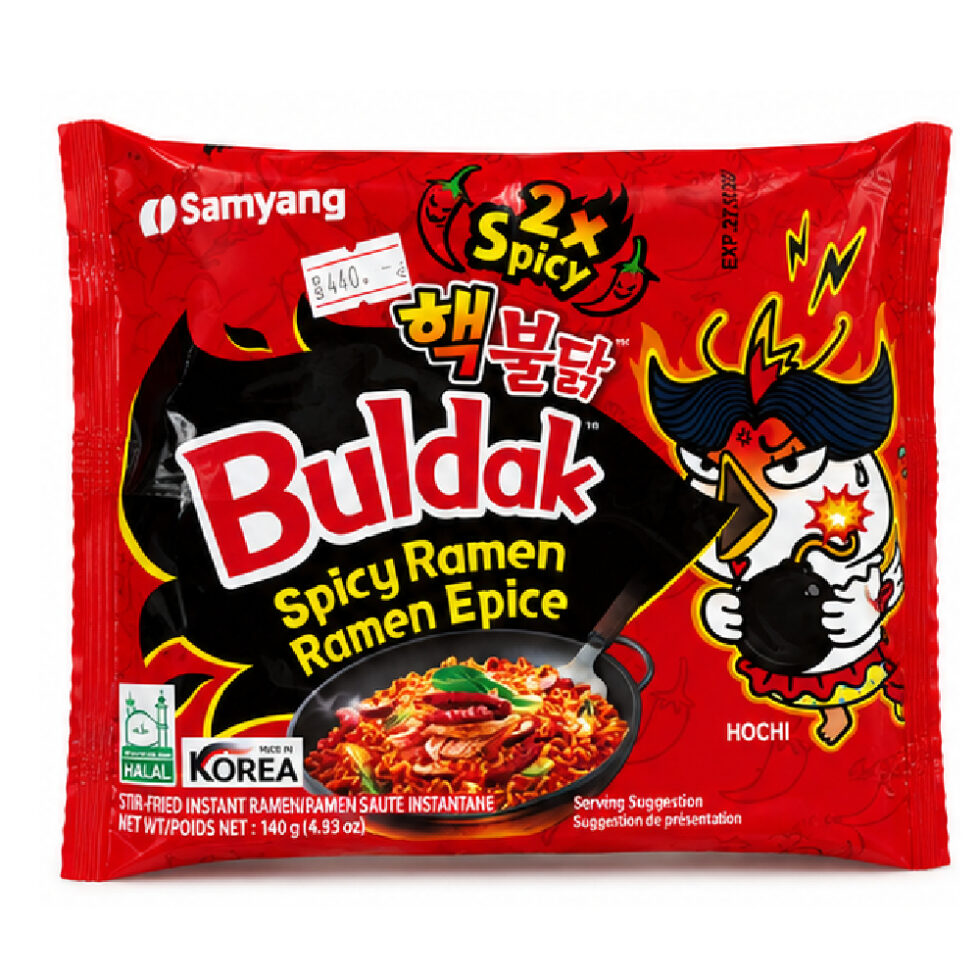 Buldak Noodles 2x Spicy Ramen 140gm