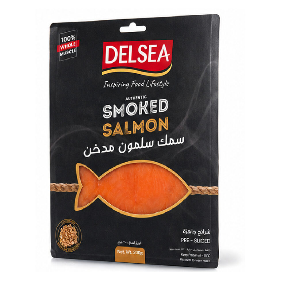 Delsea Smoked Salmon Fish 200g - Buy Online at Fresh & More Karachi