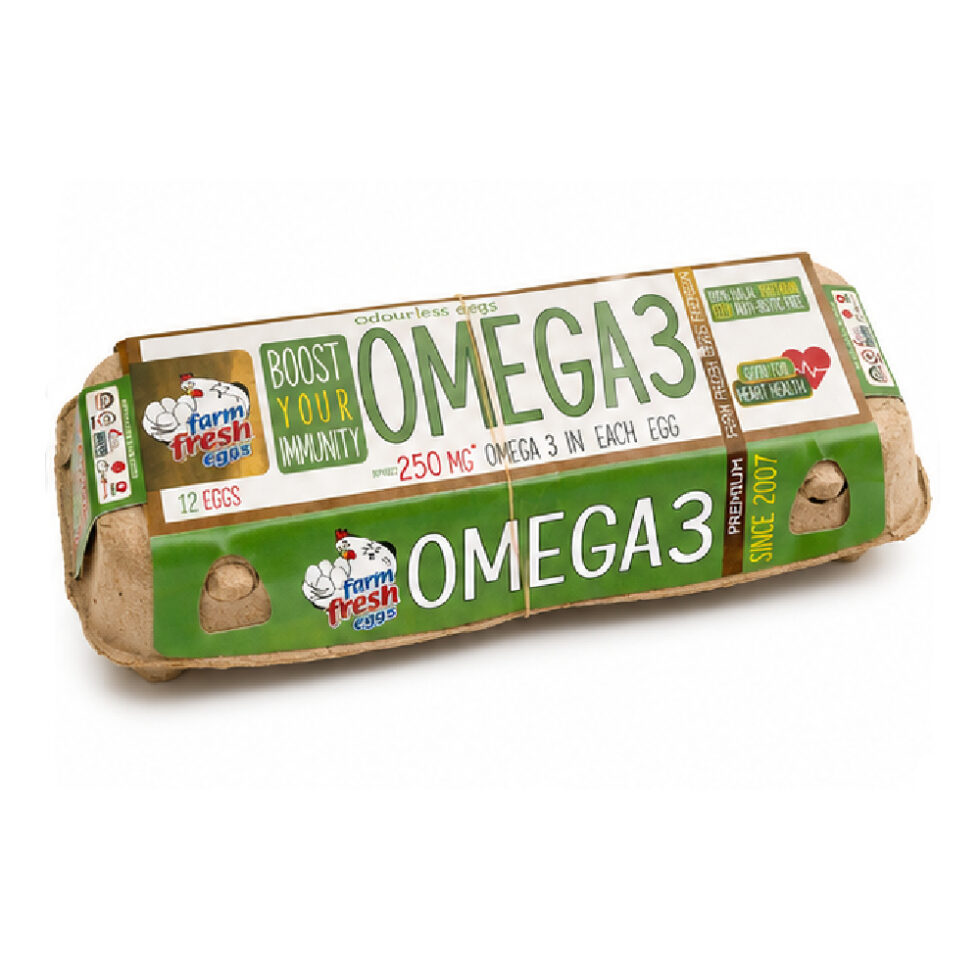 Farm Fresh Eggs Omega 3 12s