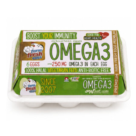 Farm Fresh Eggs Omega 3 6s