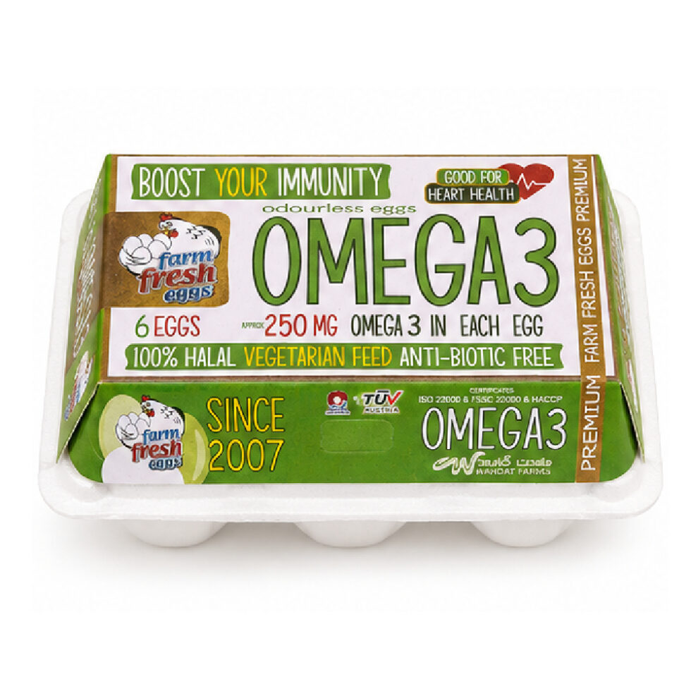 Farm Fresh Eggs Omega 3 6s