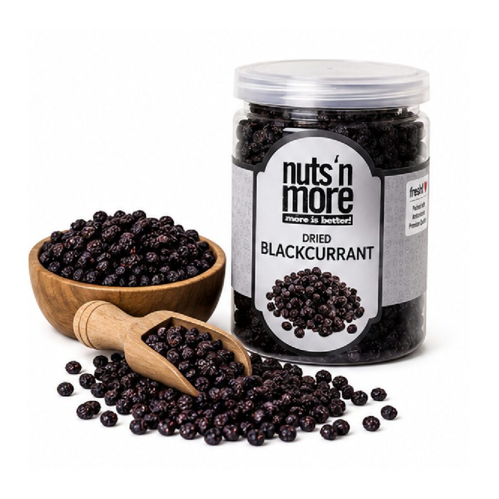 FnM Dried Blackcurrent 200gm Jar