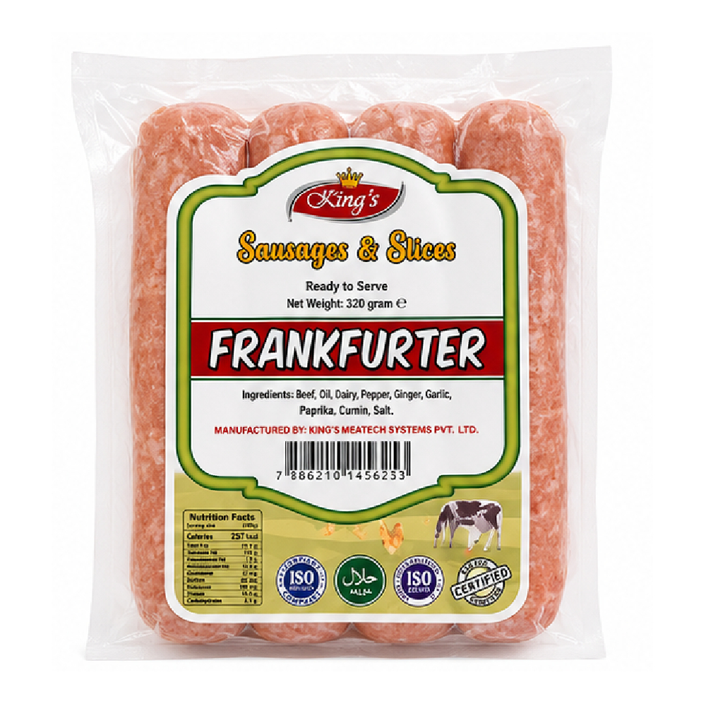 King Sausages Chicken Frank Furter 320g