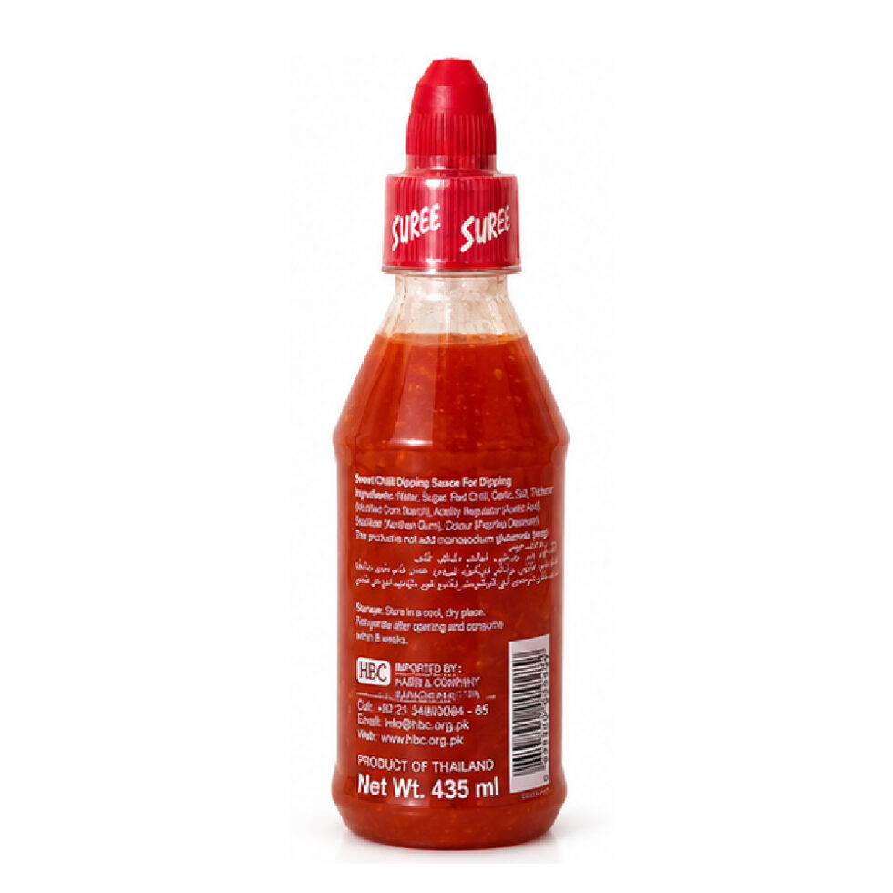 Suree Sweet Chilli Dipping Sauce 435ml - Buy Online at Fresh & More Karachi