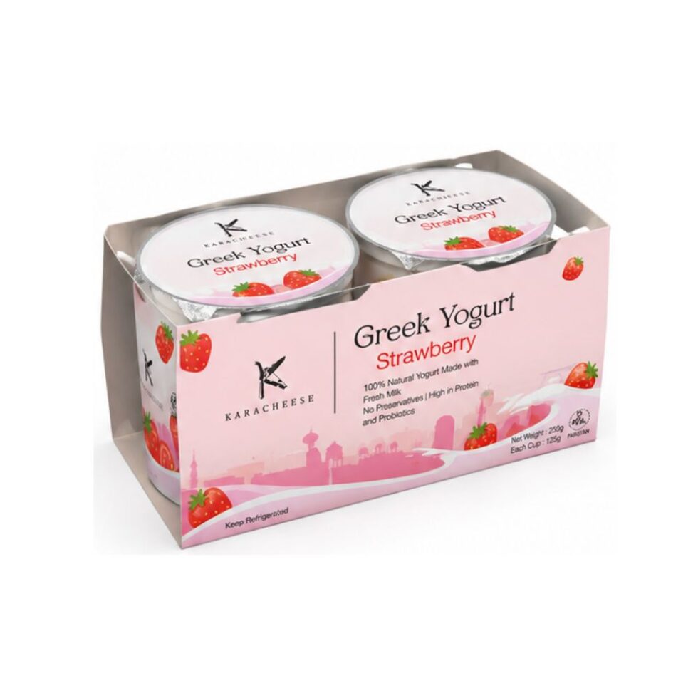 Karacheese Greek Yogurt Strawberry 250g - Buy Online at Fresh & More Karachi