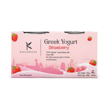 Karacheese Greek Yogurt Strawberry 250g - Buy Online at Fresh & More Karachi