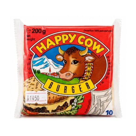 Happy Cow Cheese Slice Burger 200g