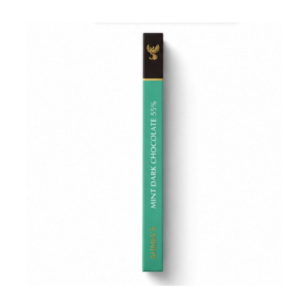 Ahmias Sugar Free Mint Dark Chocolate 55% 75g