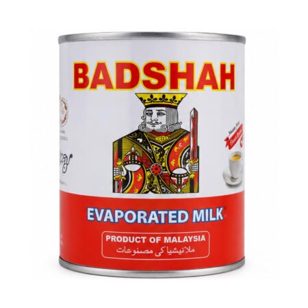 Badshah Evaporated Milk Tin 390g