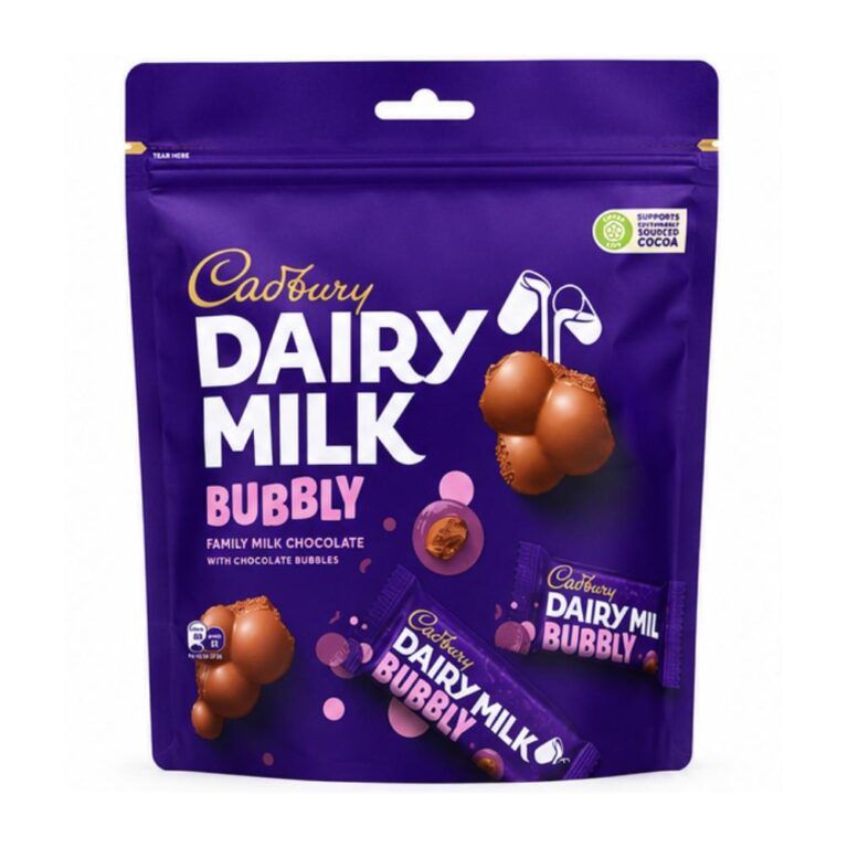 Cadbury Dairy Milk Bubbly Pouch 135g