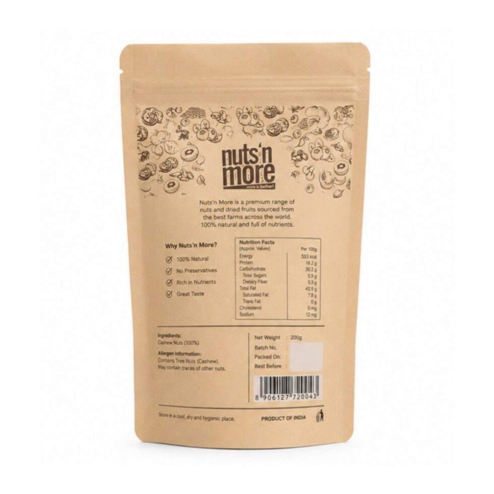 Cashew Plain 200g