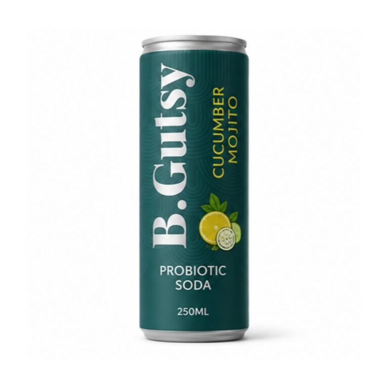B.Gutsy Probiotic Soda Cucumber Mojito 250m - Buy Online at Fresh & More Karachi