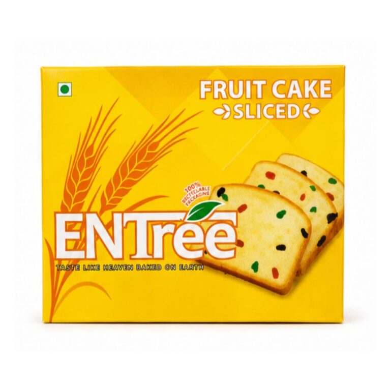 Entree Fruit Cake Slice