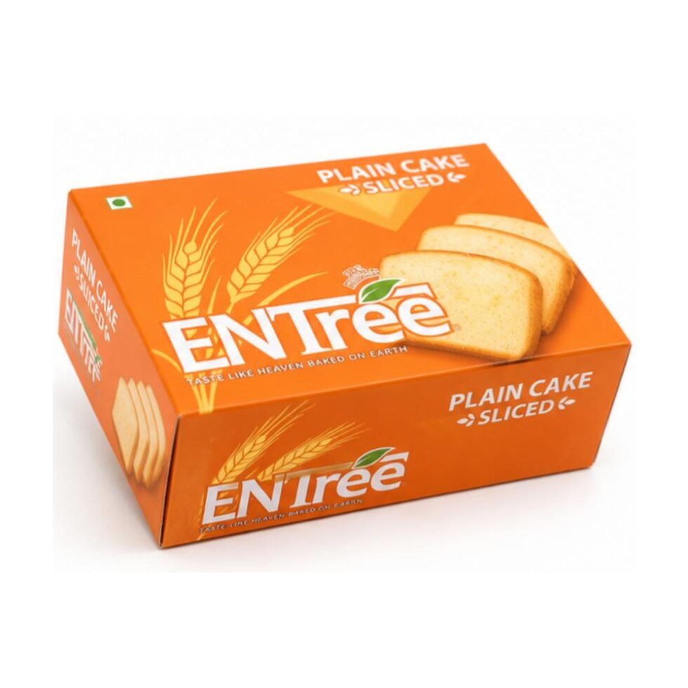 Entree Plain Cake Slice