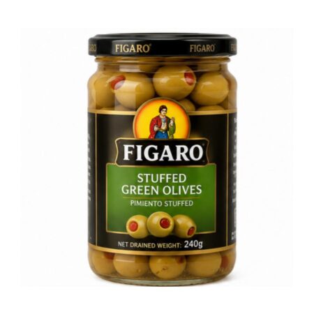 Figaro Stuffed Green Olives 240g