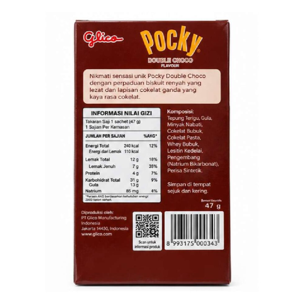 Glico Pocky Double Choco 47g