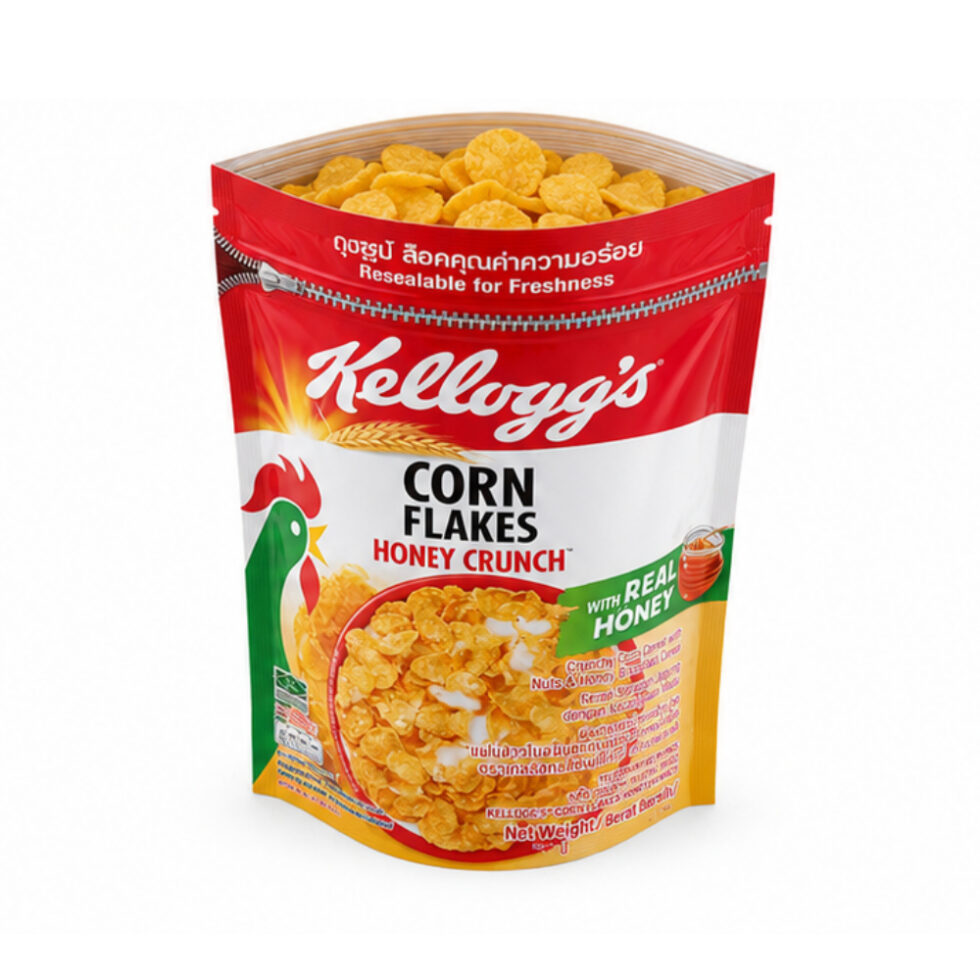 Kelloggs Cereal Corn Flakes Honey Nut 50g Pouch