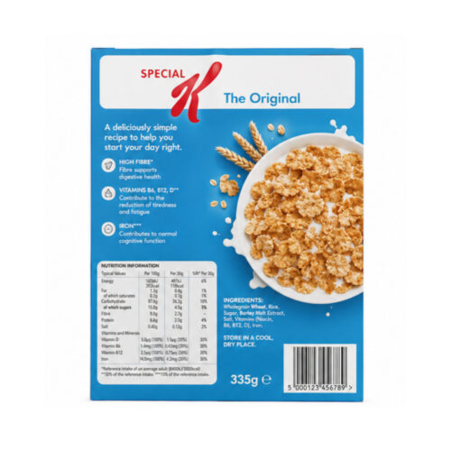 Kelloggs Cereal Special K Original 335g