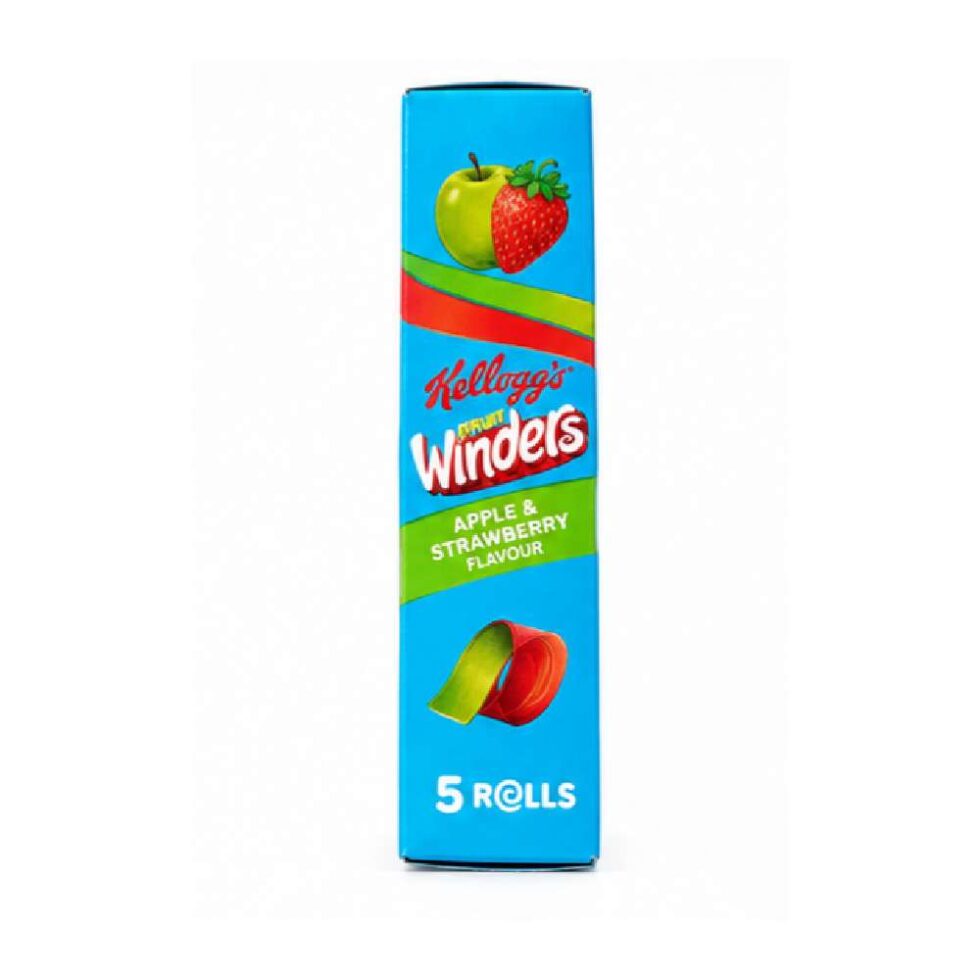 Kelloggs Fruit Winders Apple & Strawberry 5x17g
