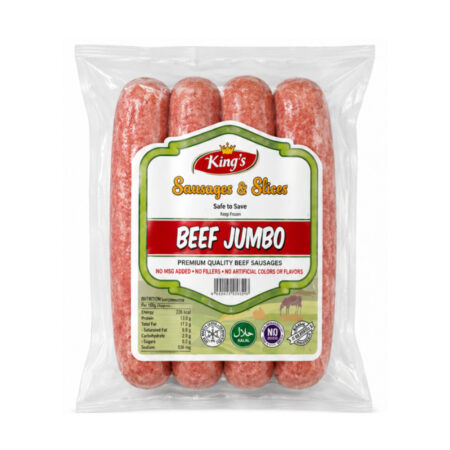 King Sausages Beef Jumbo