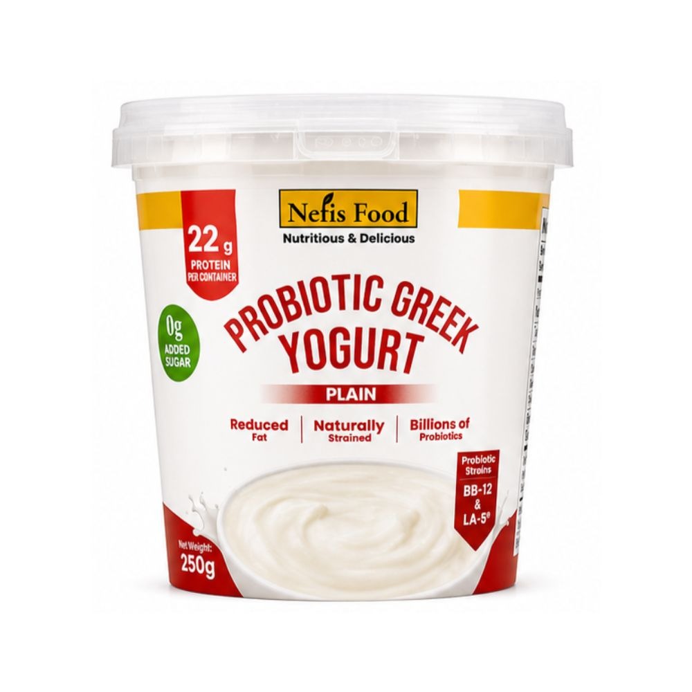 Nefis Food Probiotic Greek Yougurt Plain 250g