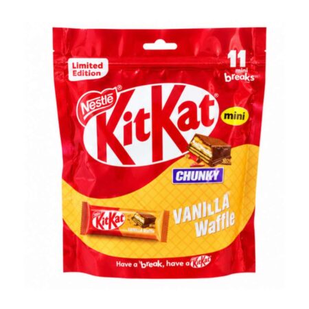 Nestle Kit Kat Chunky Vanilla Waffle Pouch 195.8g