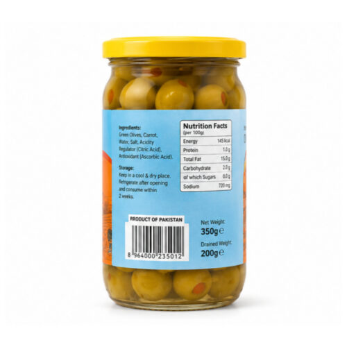Potohar Grove Carrot Stuffed Olive 350g