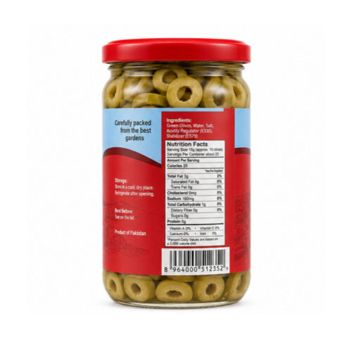 Potohar Grove Sliced Green Olive 350g
