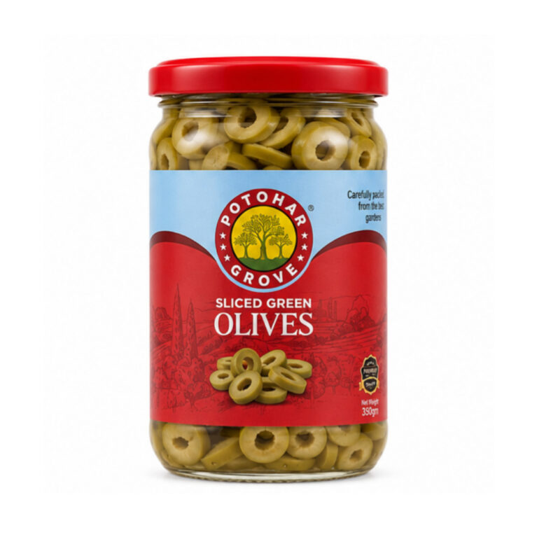 Potohar Grove Sliced Green Olive 350g
