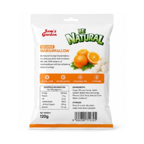 Sams Garden Marshmallow Orange 120g