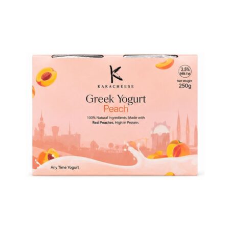 Karacheese Greek Yogurt Peach 250g