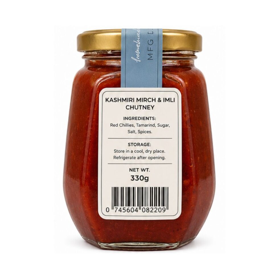 Farm Jars Kashmiri Mirch & Imli Chutney