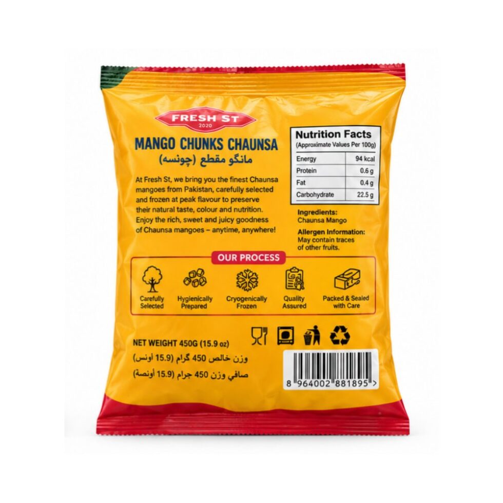 Fresh St Chaunsa Mango Chunks 450g