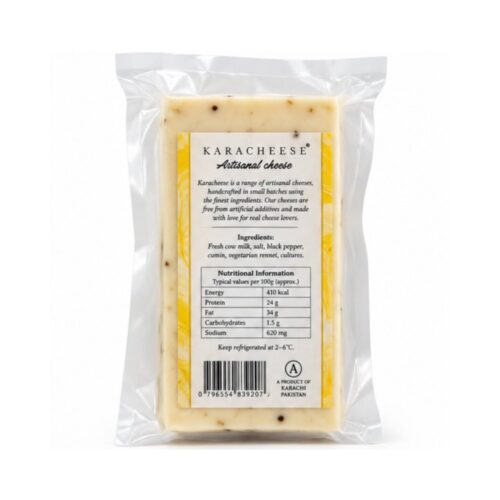 Karacheese Cheddar With Black Pepper 100g