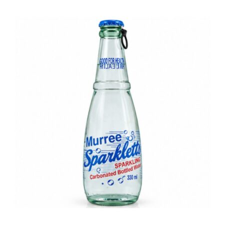 Muree Sparkletts Carbonated Water Glass Bottle 330ml