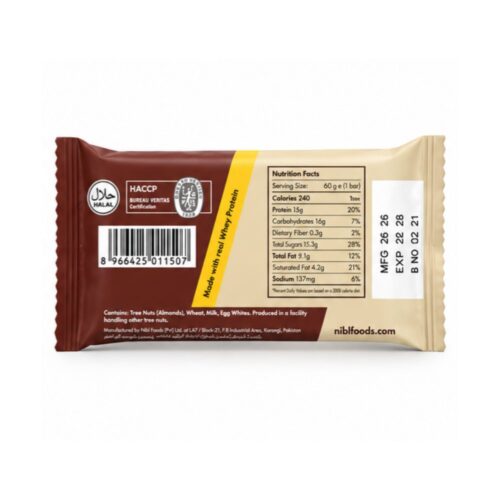 Nibl Protein Bar Almond Brownie 60g