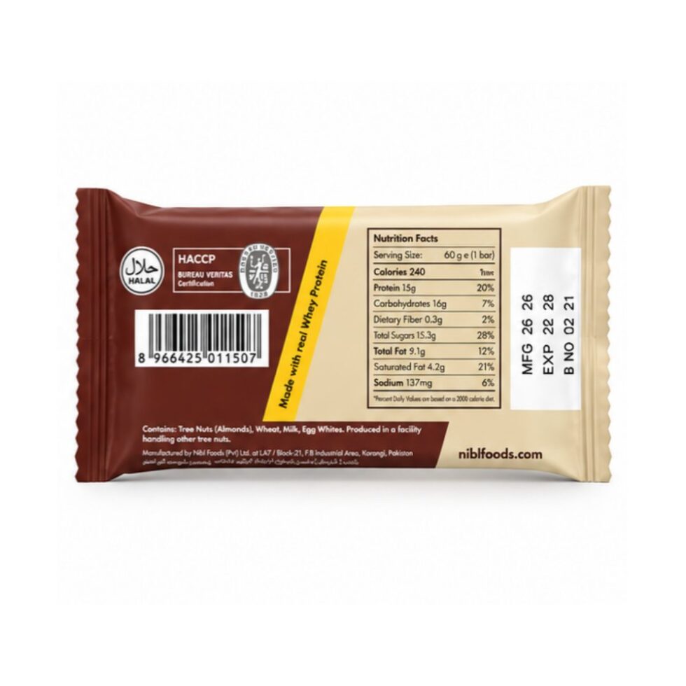 Nibl Protein Bar Almond Brownie 60g