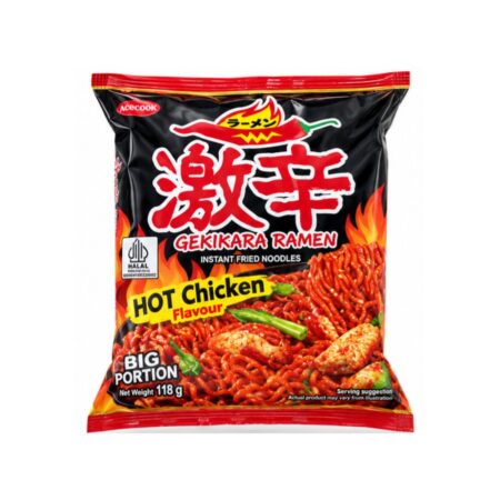 Nissin Noodles Hot Chicken 118g