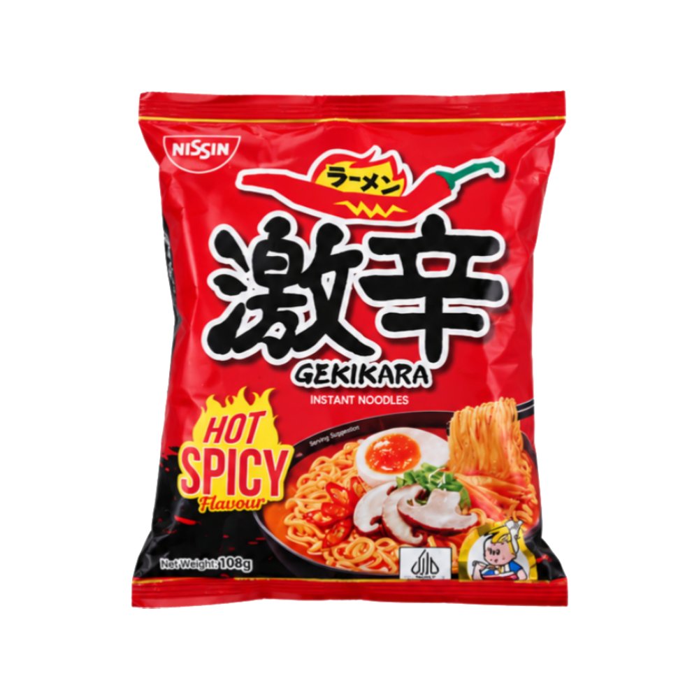 Nissin Noodles Hot Spicy Mushroom 108g