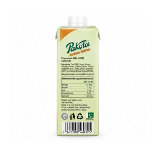 Pakola Flav Milk Badam Zafran 235ml