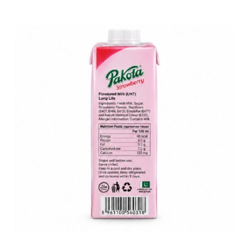 Pakola Flav Milk Strawberry 235ml