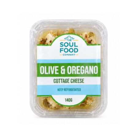 The Soul Food Cottage Cheese Olive & Oregano 140g